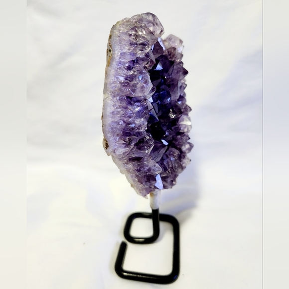 Reserved Amethyst on Pin Stand Crystals & Stones Display Boho Home Decor - Picture 4 of 8